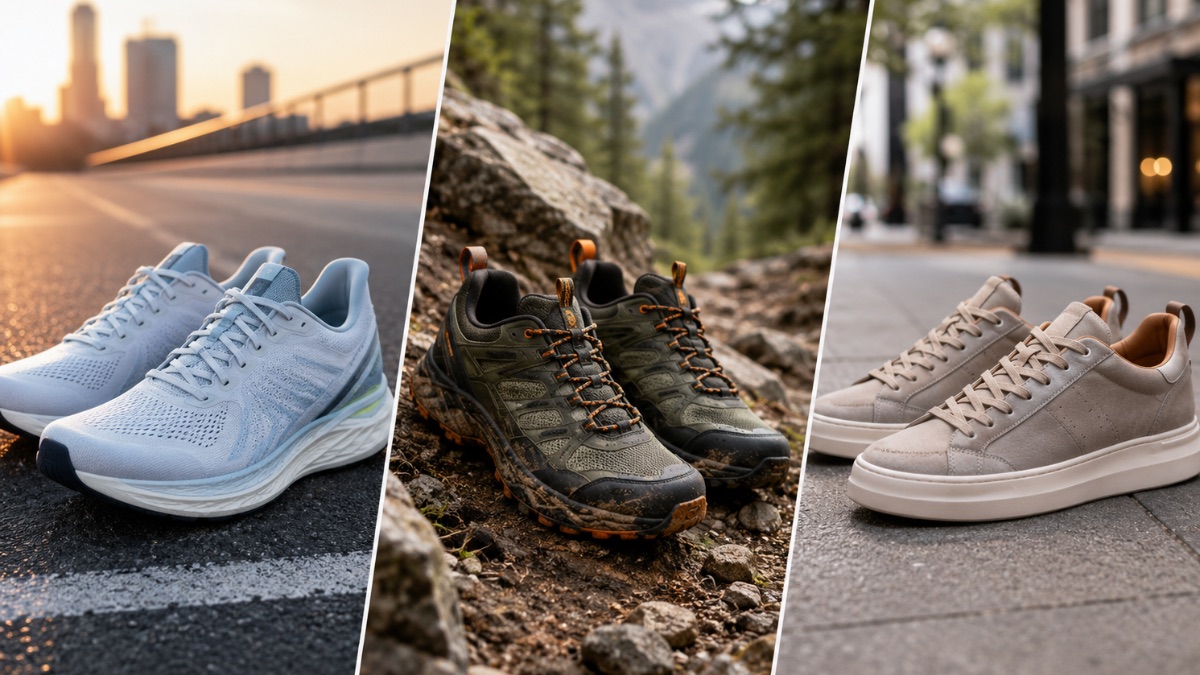Laufschuhe, Trail-Runner oder Alltagssneaker: Wo liegt wirklich der Unterschied?